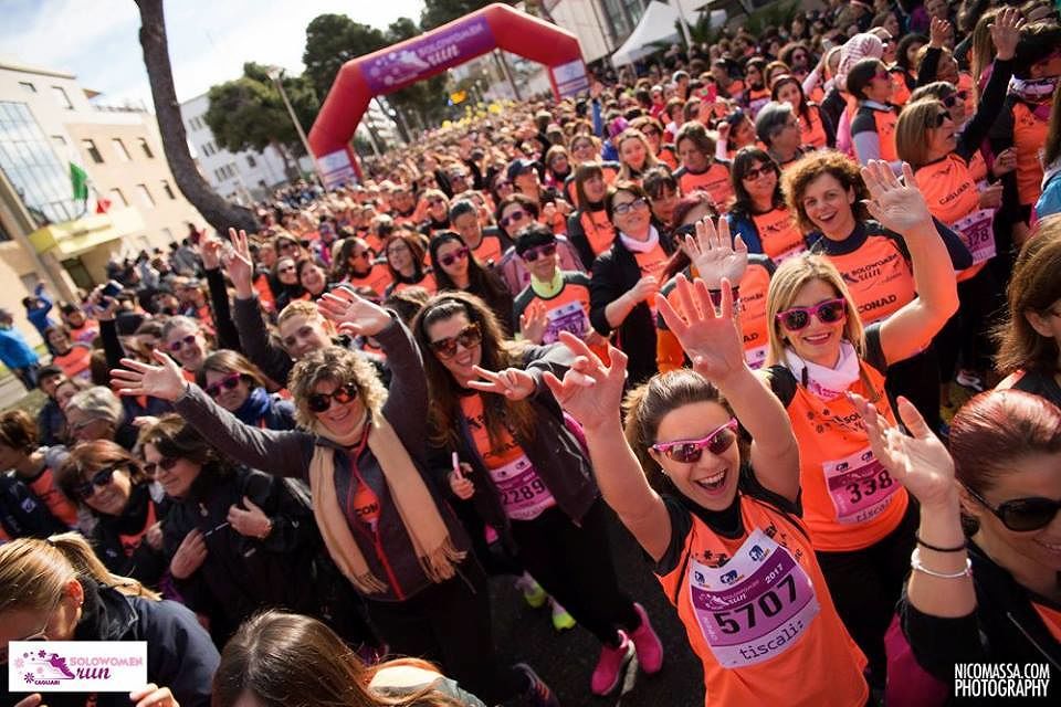 “SoloWomenRun” a Cagliari, è già record: marea rosa in arrivo a marzo
