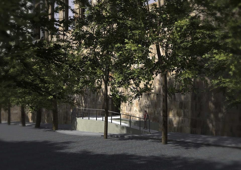 Cagliari, “breccia” nel bastione: nuovo ascensore dalla piazza alla galleria