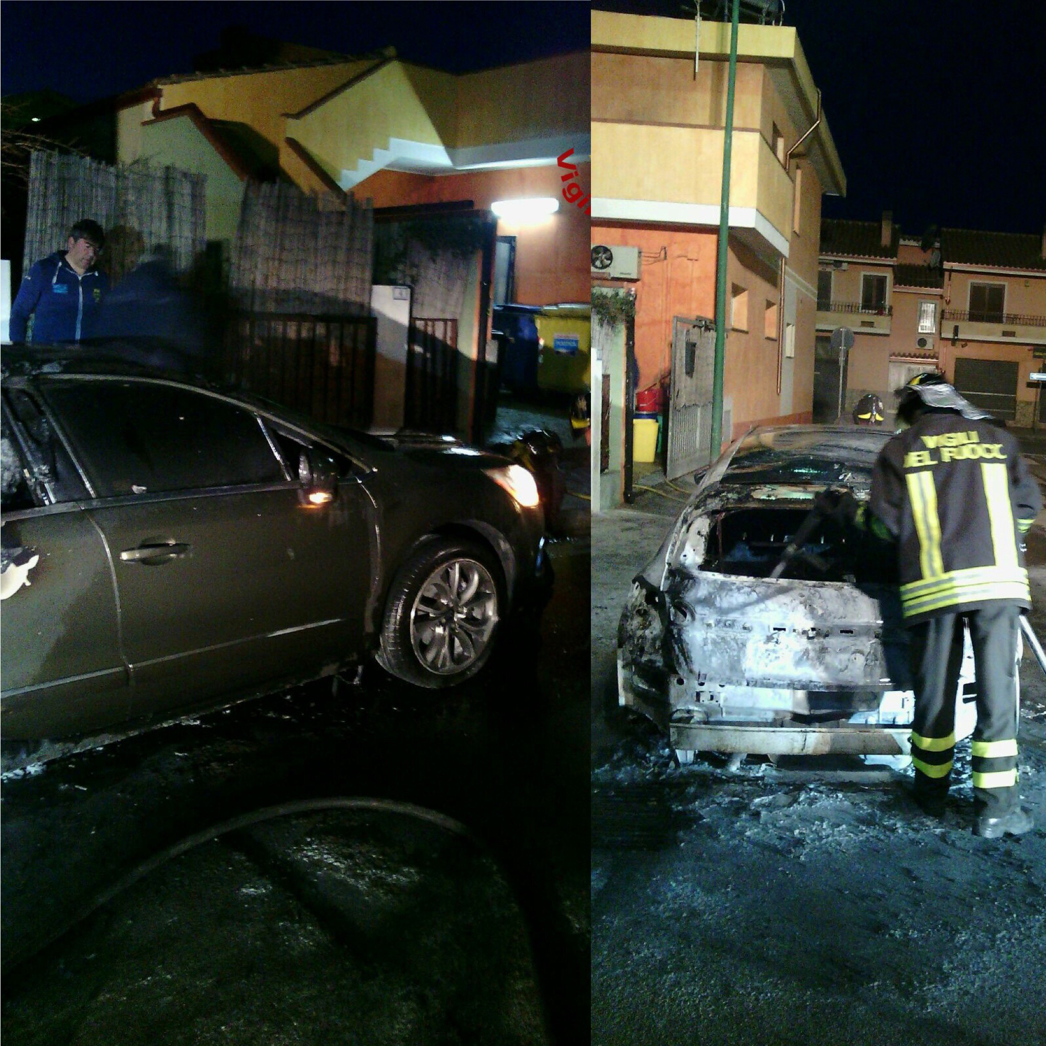 Auto in fiamme a Villasimius: distrutta