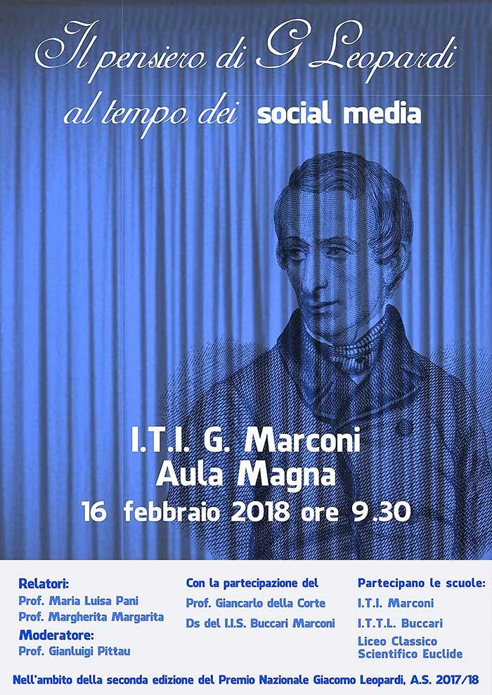“Giacomo Leopardi ai tempi dei social media”, un convegno a Cagliari