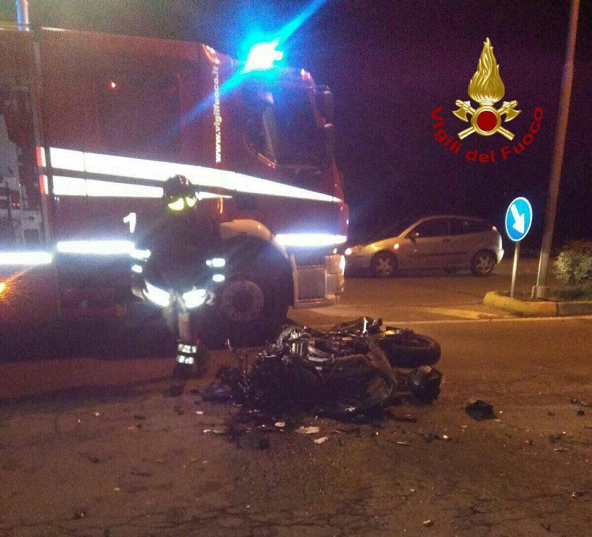 Sestu, moto contro un furgone in via Veneto: centauro in codice rosso all’ospedale