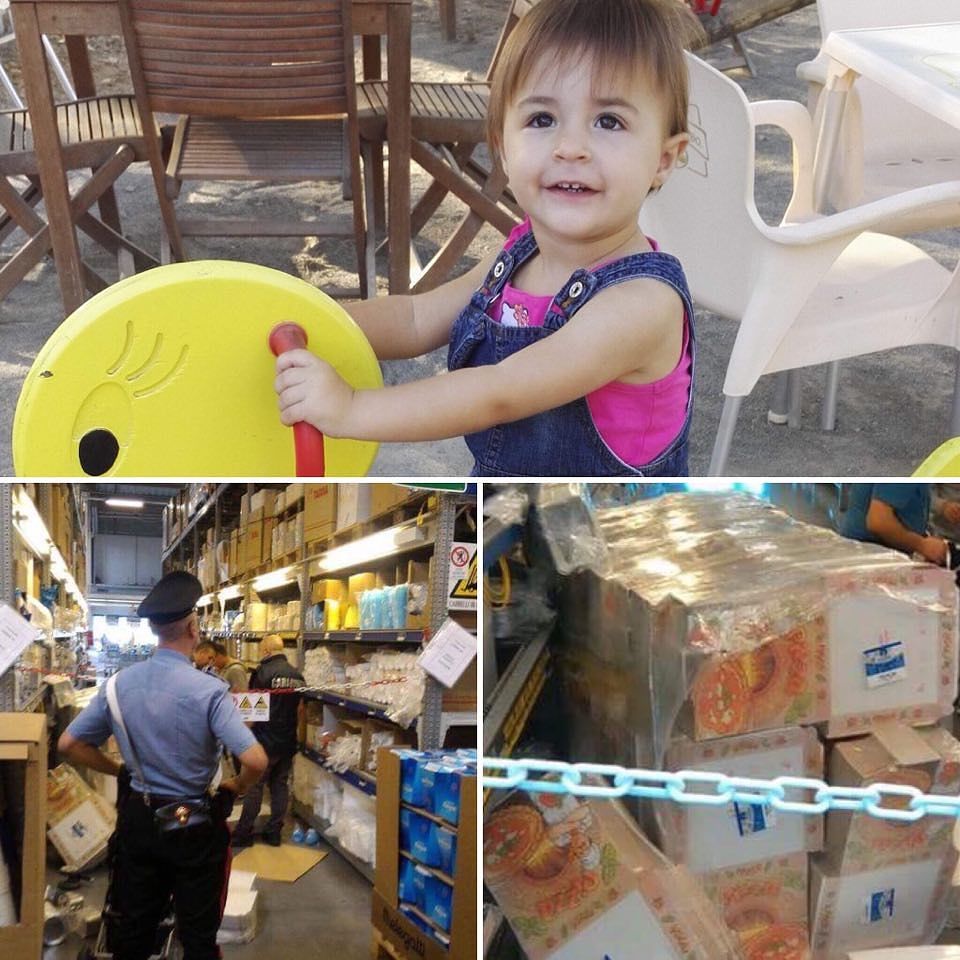 Bimba di 2 anni morta alla Metro di Elmas: chiesti due rinvii a giudizio