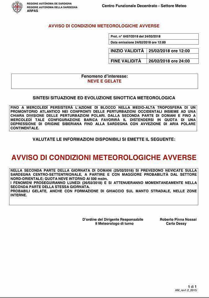 Emergenza freddo, neve e gelate nell’area vasta cagliaritana: ecco tutte le regole da seguire