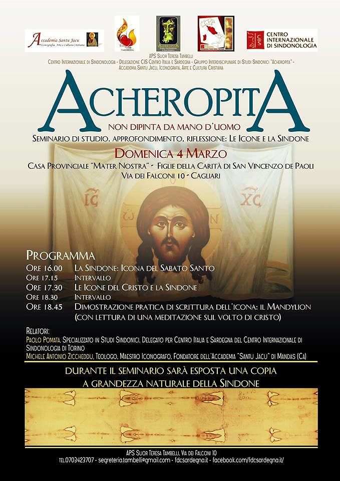 Acheropita, le icone e la Sindone: seminario di studio e riflessione