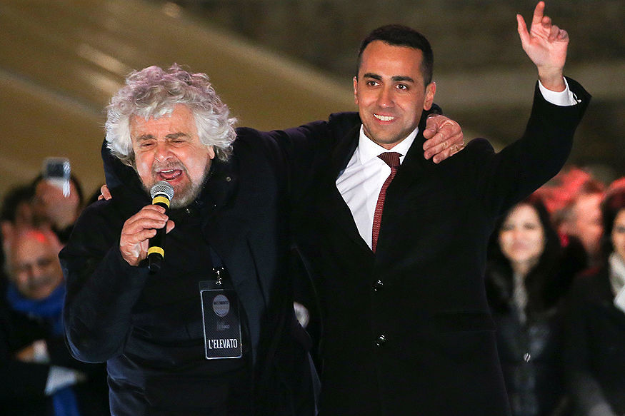 Boom M5S primo partito in Italia, crolla il Pd e il centrodestra non sfonda