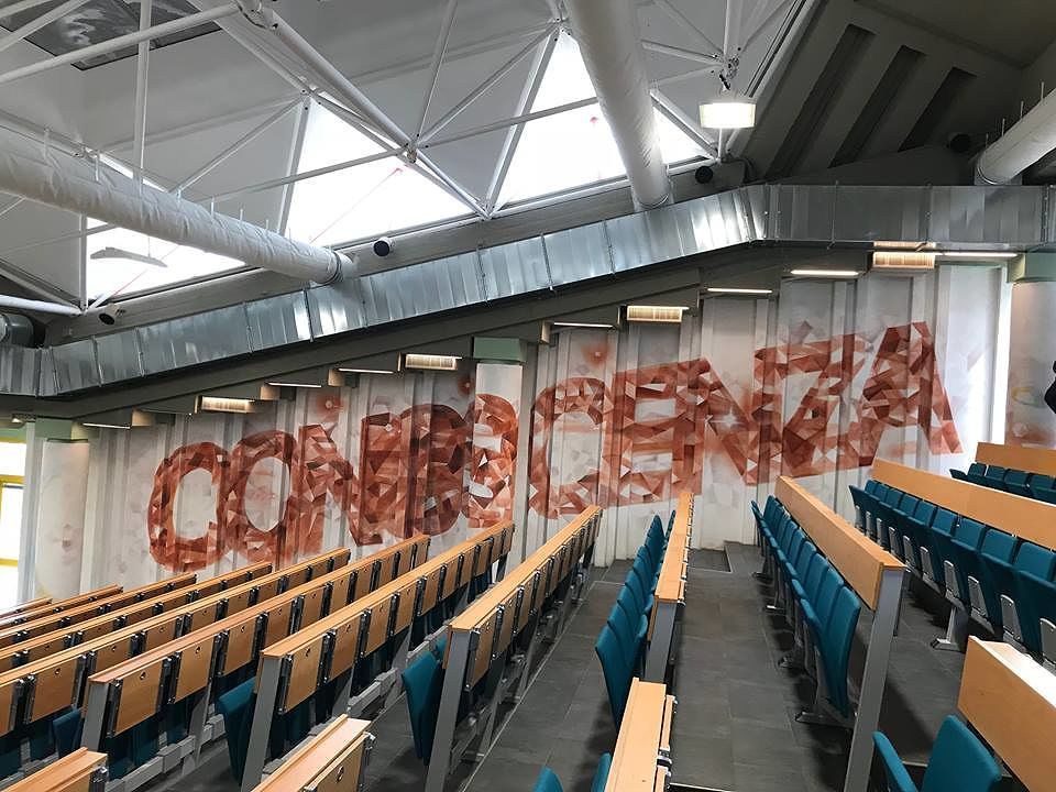 L’ultima opera di Manu Invisible: la street art all’Università