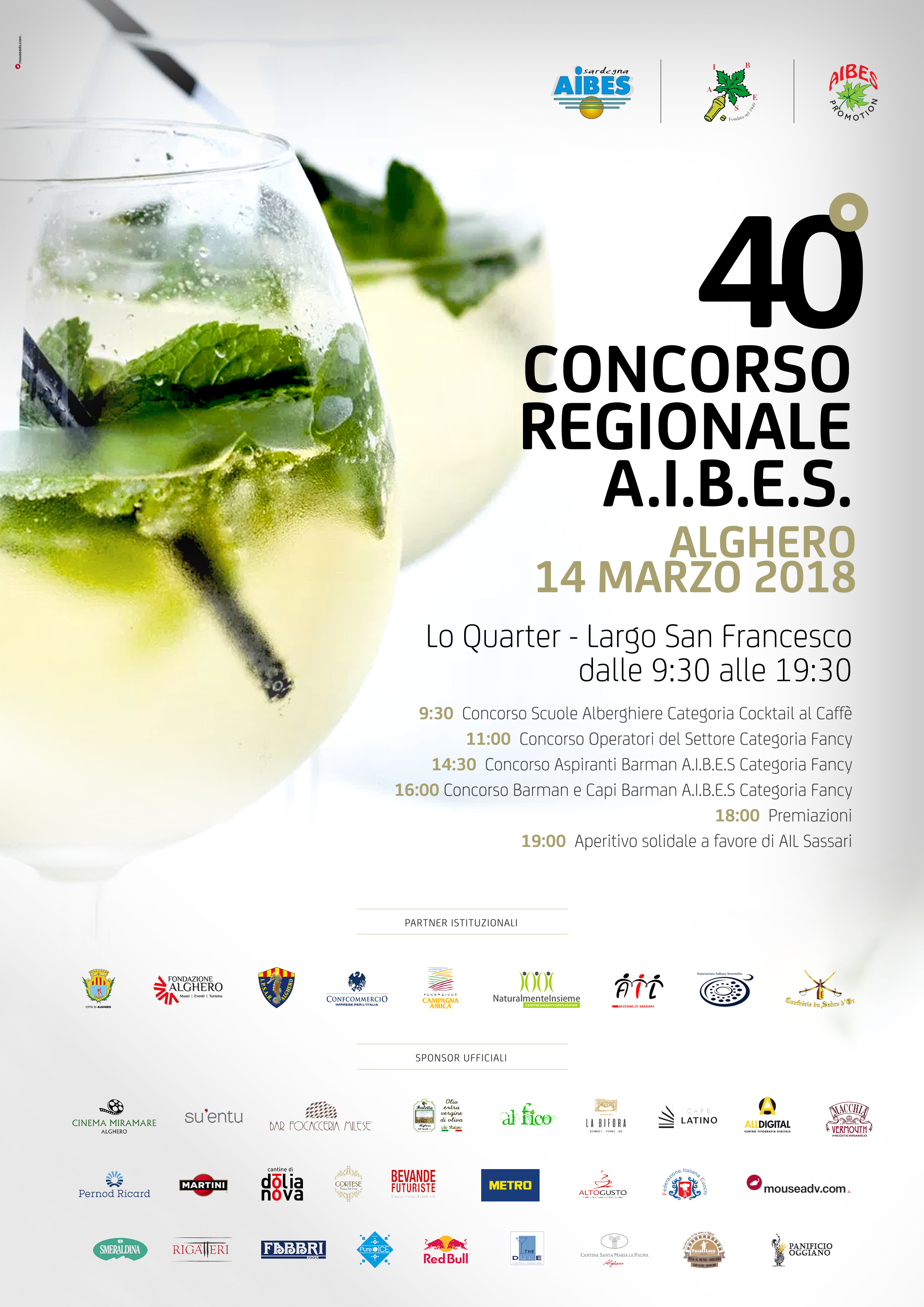 Ad Alghero il 40° concorso regionale barman