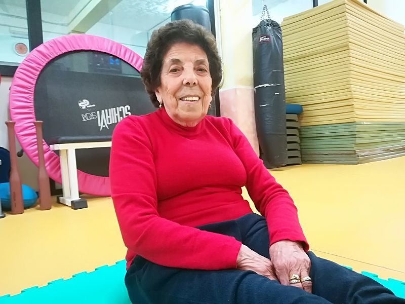 Alda di Cagliari, 90enne sprint: “Faccio palestra e ho l’agilità di una 70enne”