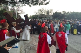 A Mulinu Becciu la Via Crucis vivente