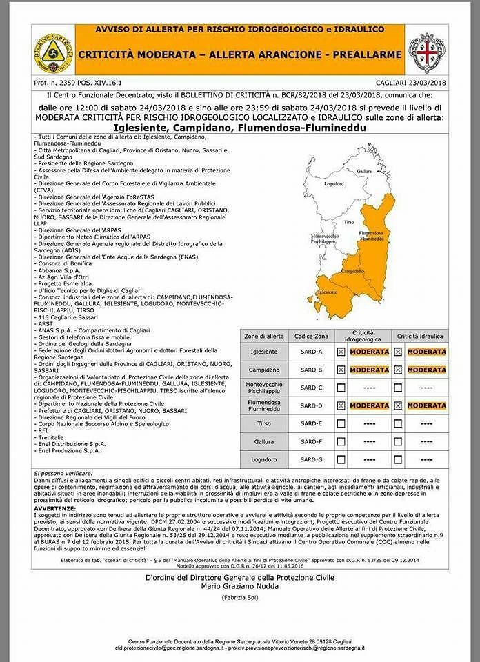 Allerta arancione per il ciclone in arrivo, weekend col batticuore meteo a Cagliari