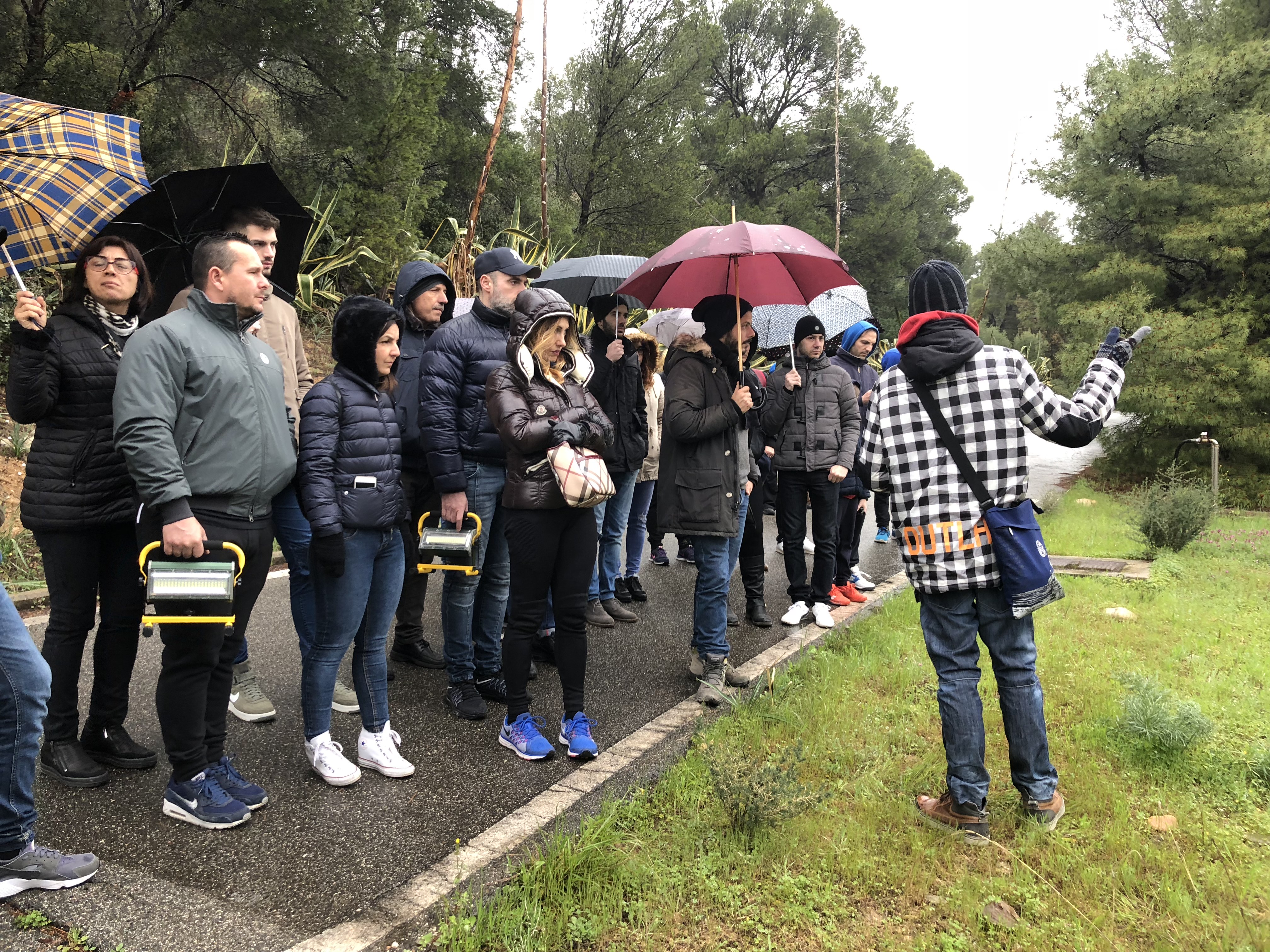 Monte Urpinu, la pioggia non ferma i visitatori: in centinaia nei Monumenti Sotterranei