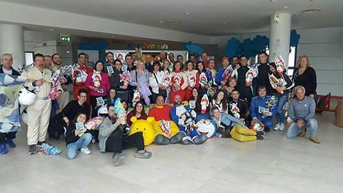 Il cuore d’oro dei piloti: uova di Pasqua e tv nuova per i bimbi del Brotzu