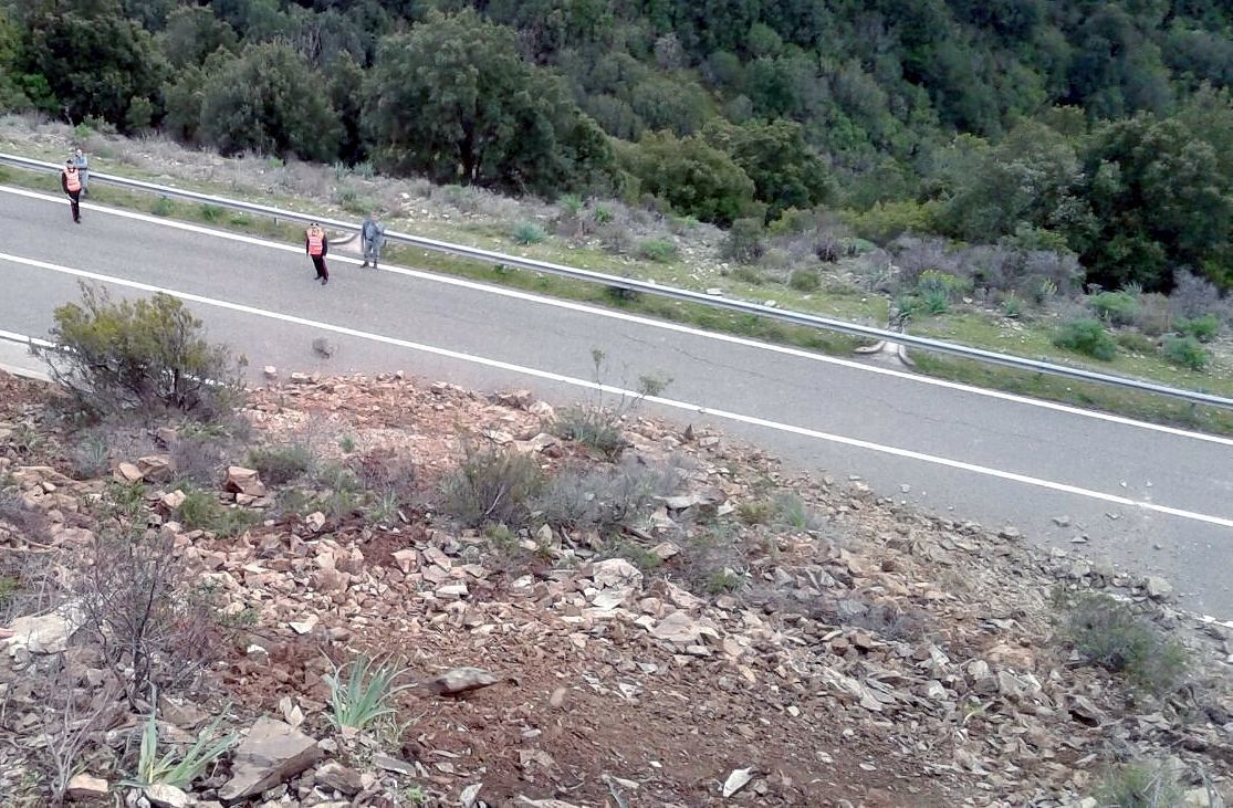 Sardegna, frana sulla statale Seulo-Gadoni: strada chiusa