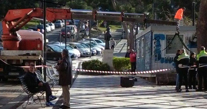 Cagliari, addio alla “biglietteria-discarica” dell’Anfiteatro