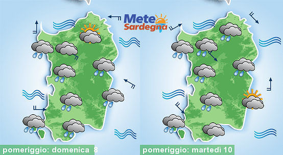 Bello il tempo primaverile in Sardegna negli ultimi due giorni, ma nelle prossime ore peggiorerà