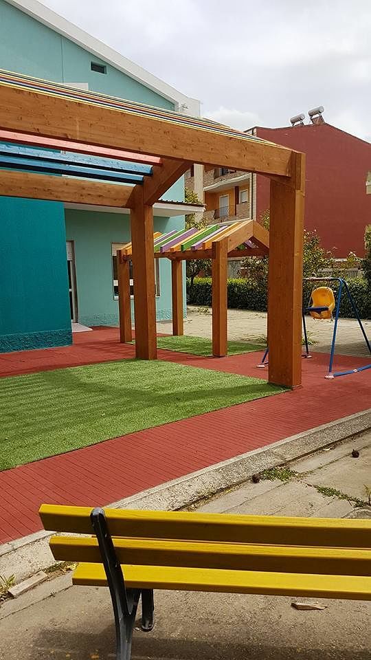 Assemini, nuovo look per la scuola di via Tevere: più accogliente e colorata