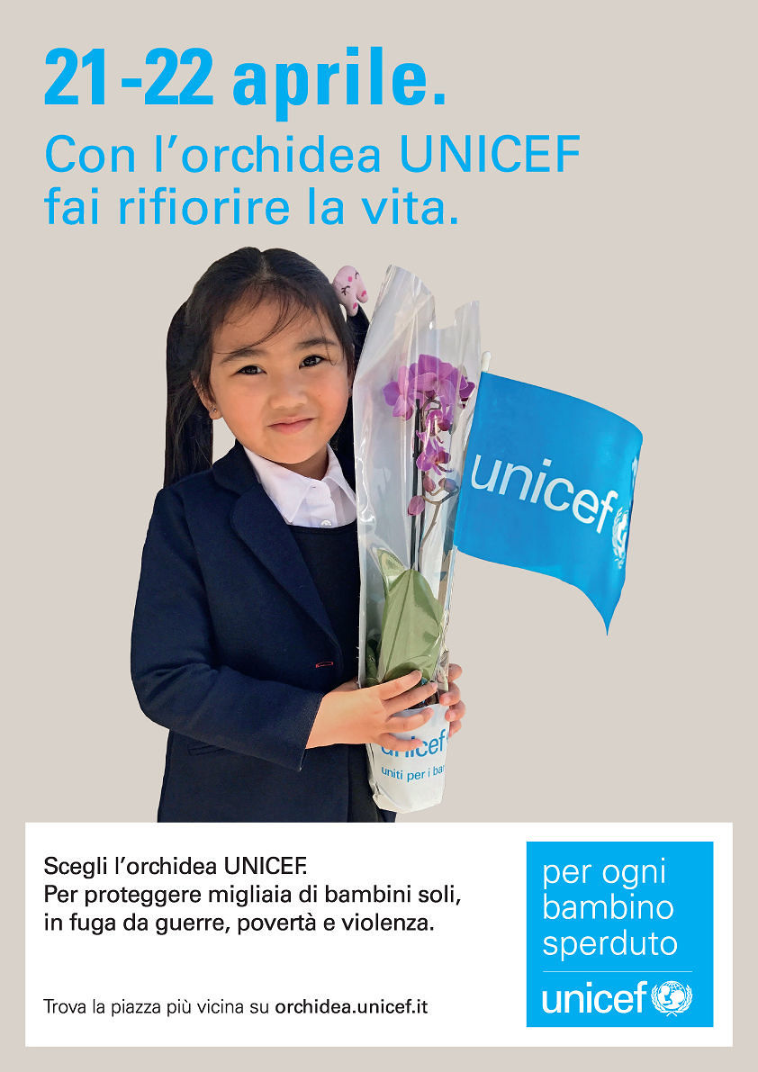 Con l’Orchidea dell’UNICEF fai rifiorire la vita