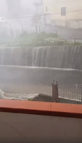 Altro che primavera, a Villanova Tulo oggi sembrava essere in pieno inverno