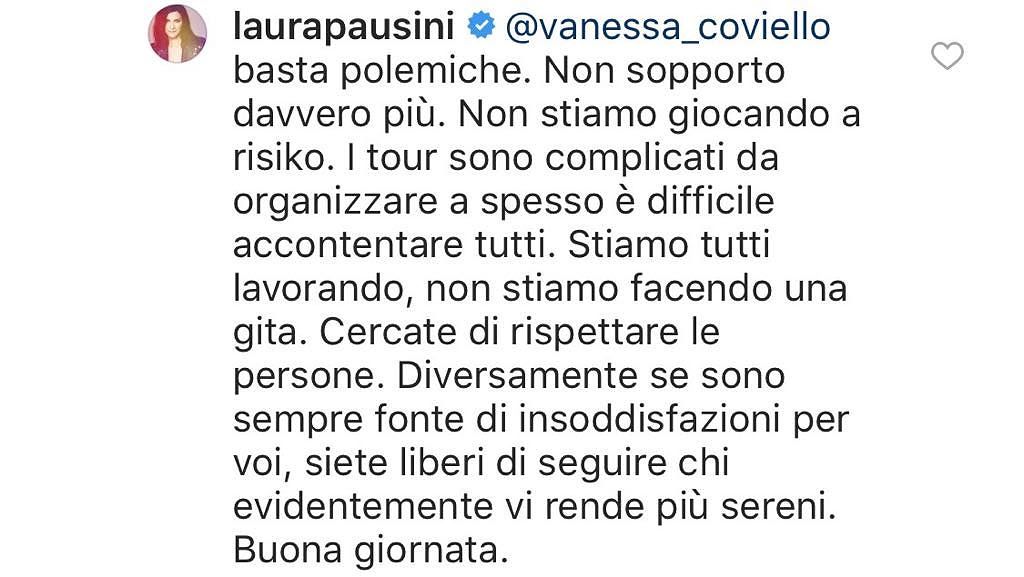 Laura Pausini, no al concerto in Sardegna: “Basta polemiche, quest’anno non si farà”