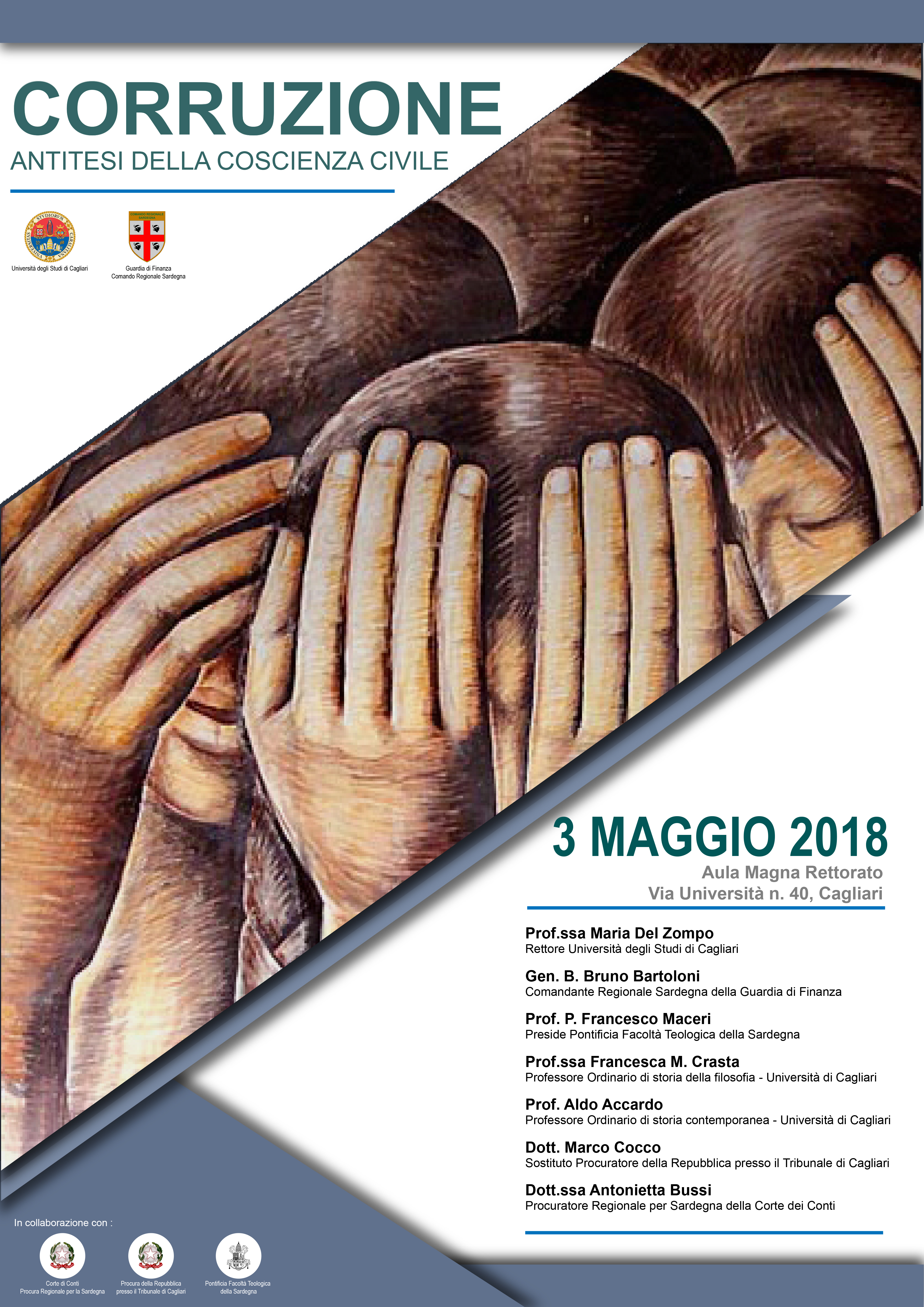 Corruzione antitesi della coscienza civile: seminario all’Università di Cagliari