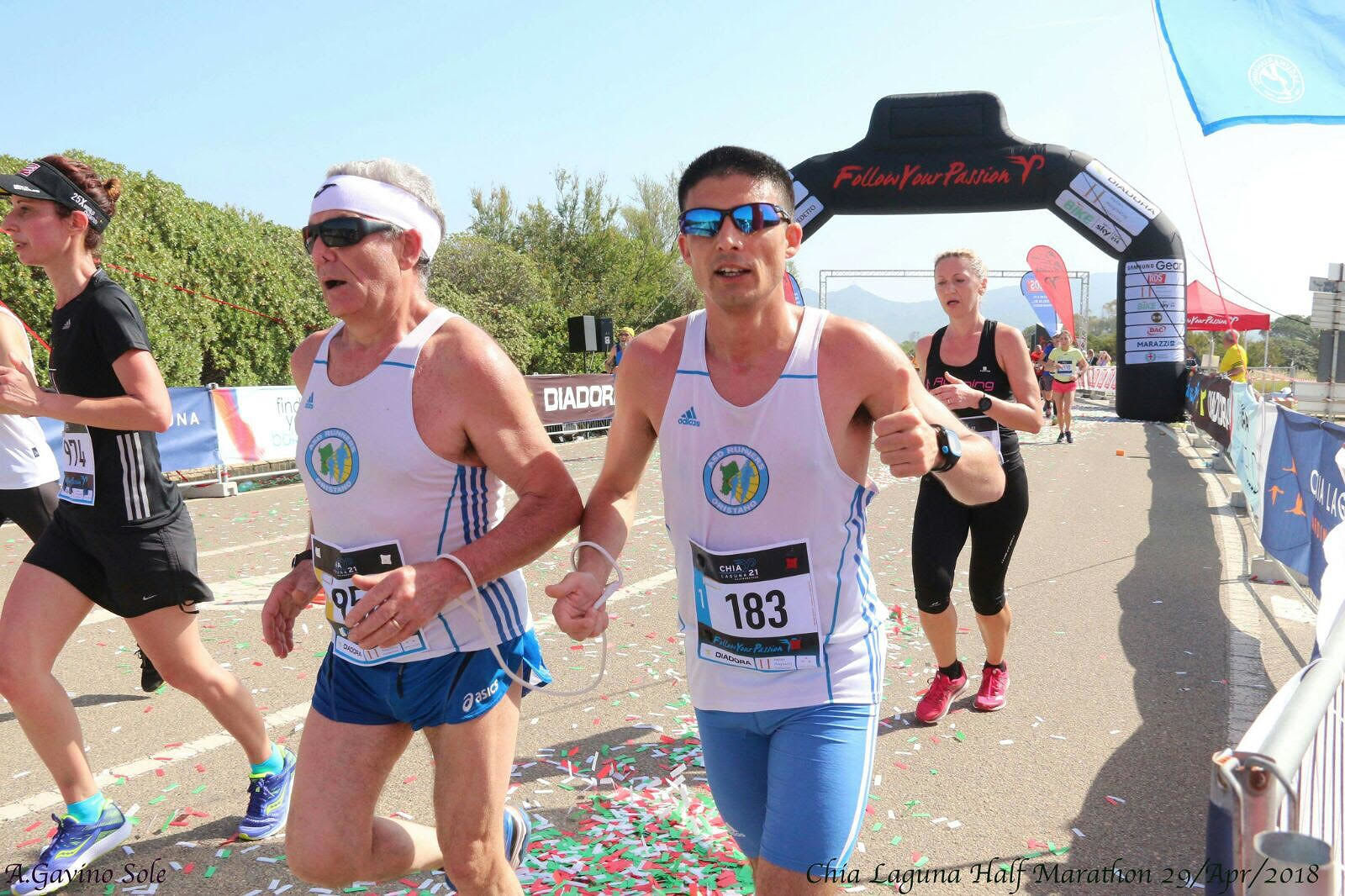 Sardegna, il podista non vedente Gabriele a La Vita in Diretta