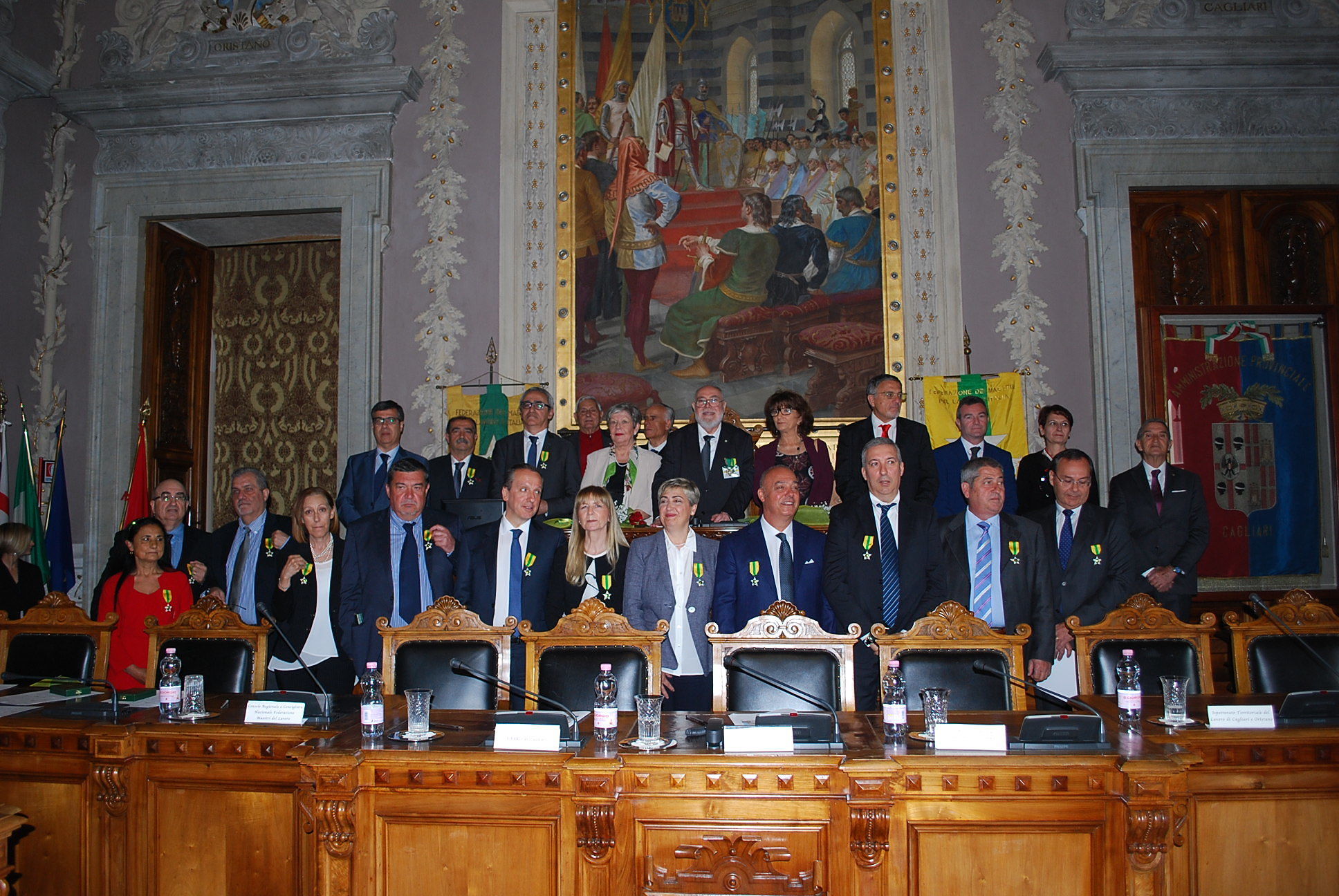 Cagliari, consegnate in Prefettura le stelle al merito del lavoro