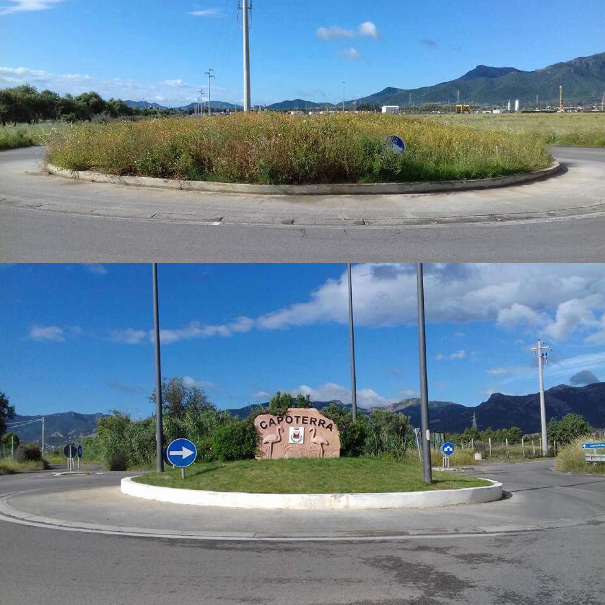 Capoterra, rotonde di serie A e di serie B: “Quella di Poggio la più brutta”