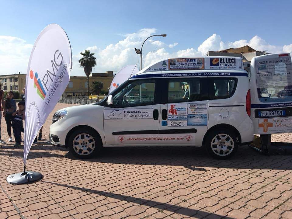 Sestu, ecco il Doblò gratuito per anziani e disabili con problemi motori