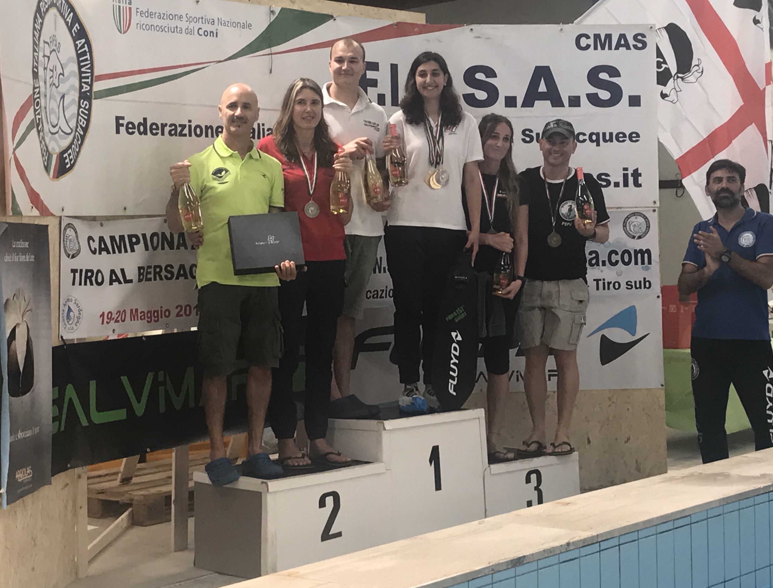 Tiro al bersaglio subacqueo: in Sardegna stabilito il record mondiale nel tiro libero