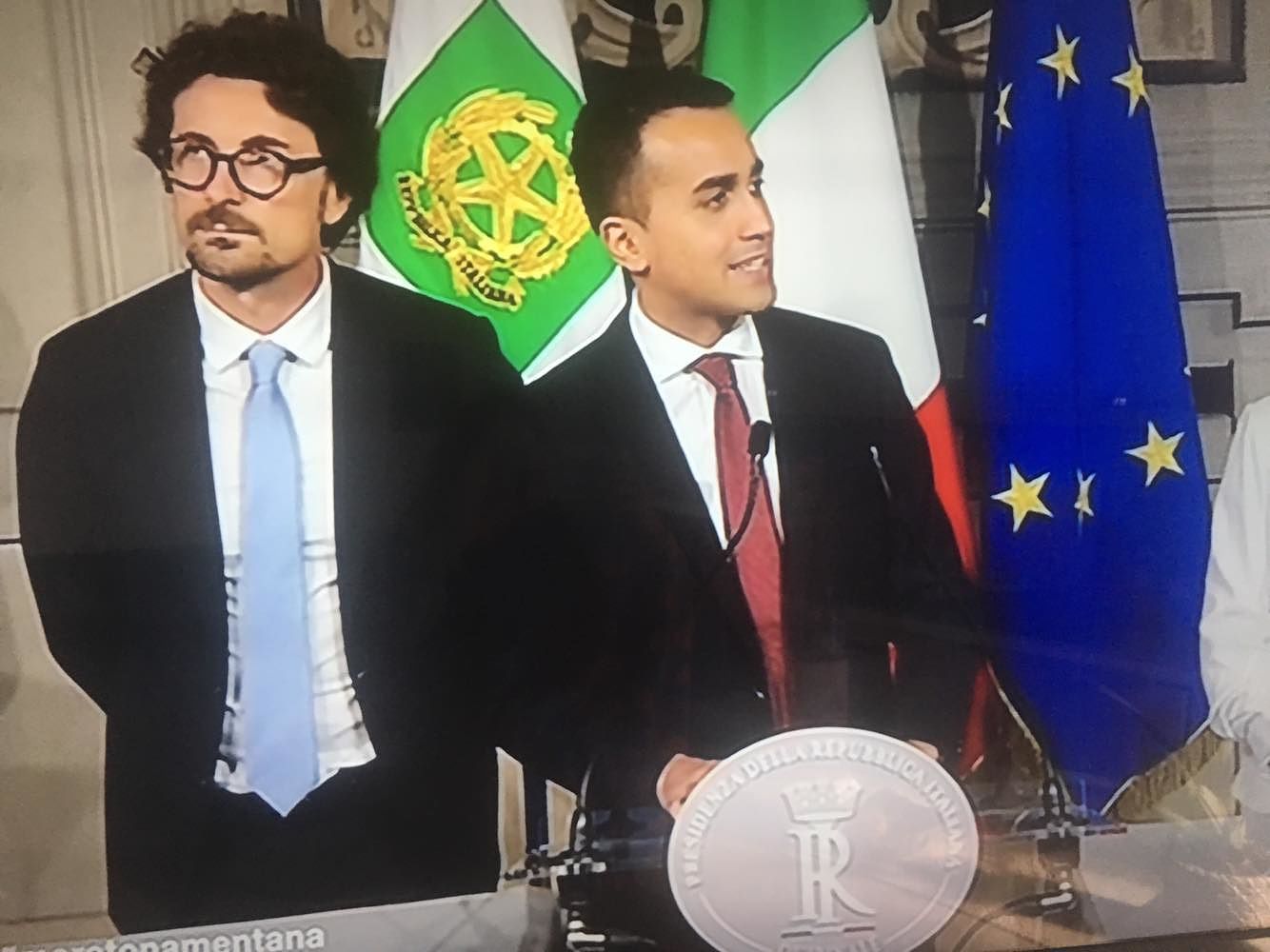 Indicato il nome del Premier a Mattarella, Di Maio: “Un momento storico”