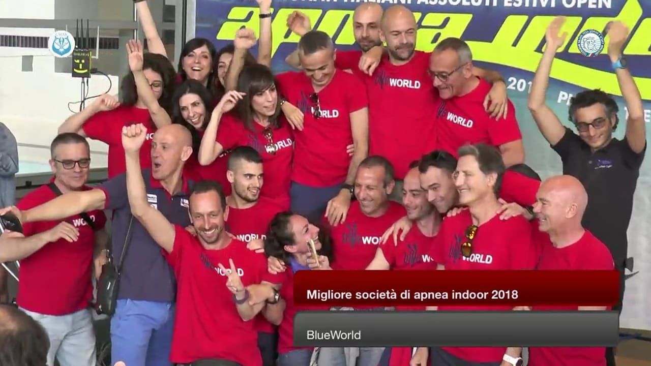 Campionati italiani assoluti di apnea, sul podio la squadra cagliaritana BlueWorld