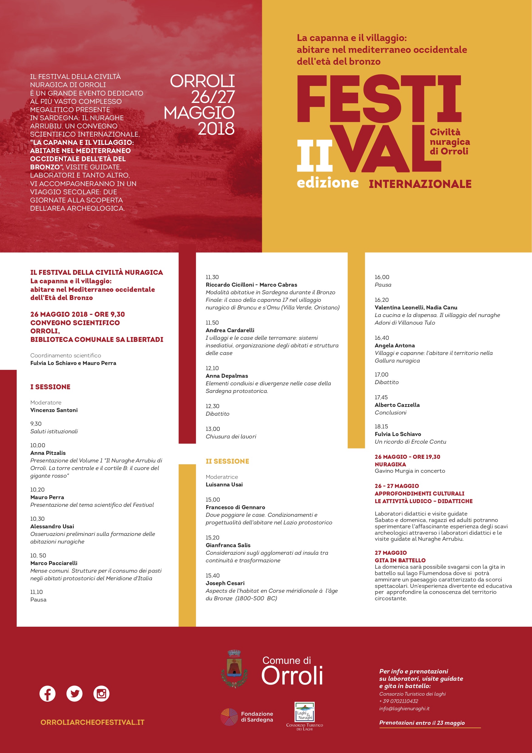 Orroli, al via la seconda edizione del “Festival della Civiltà Nuragica”