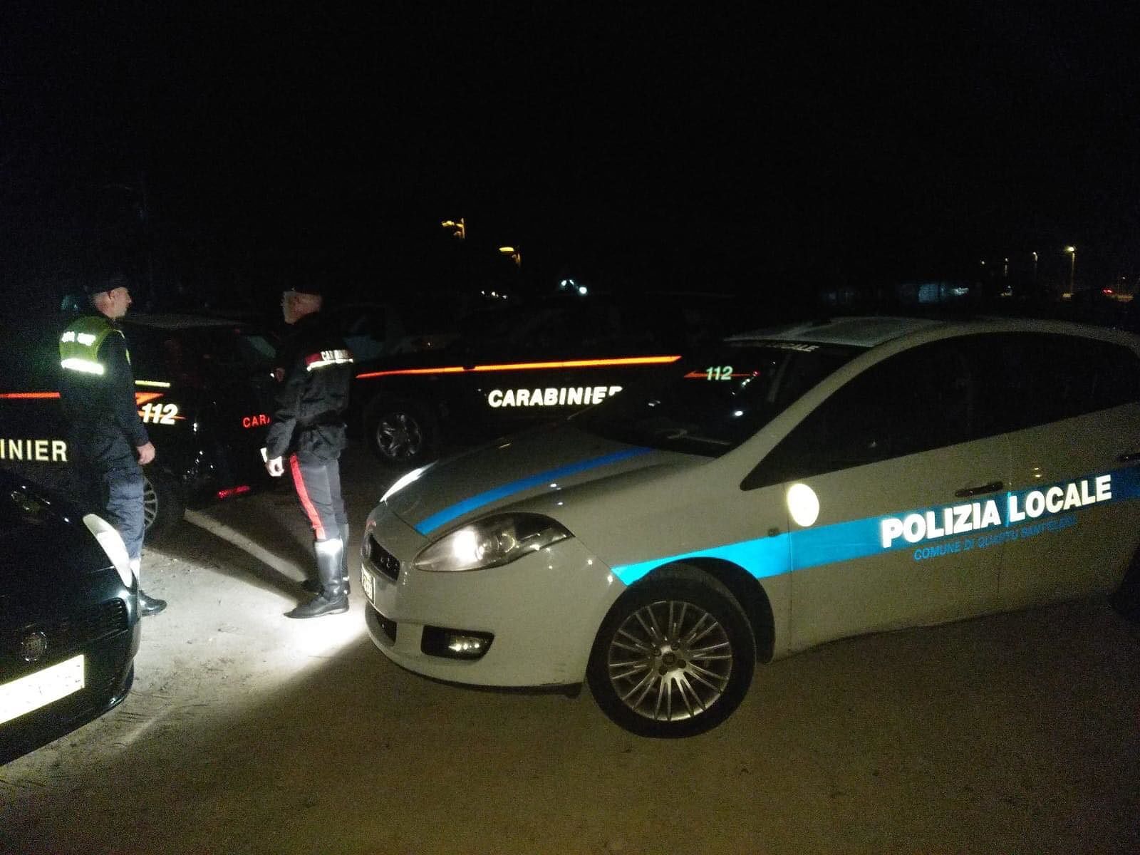 Quartu, blitz dei carabinieri e della municipale sul litorale: multe per sei mila euro