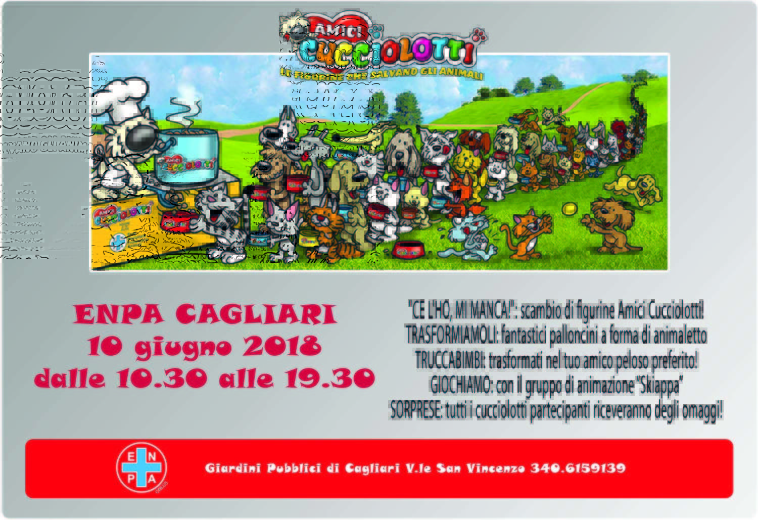 Enpa, Cagliari: settima edizione per gli “Amici Cucciolotti”