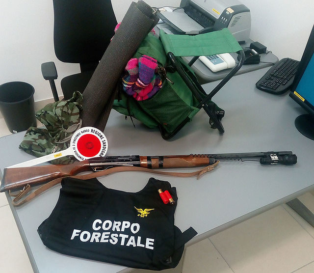 Bracconaggio, 56enne di Escalaplano fermato dalla Forestale: rischia un anno di carcere