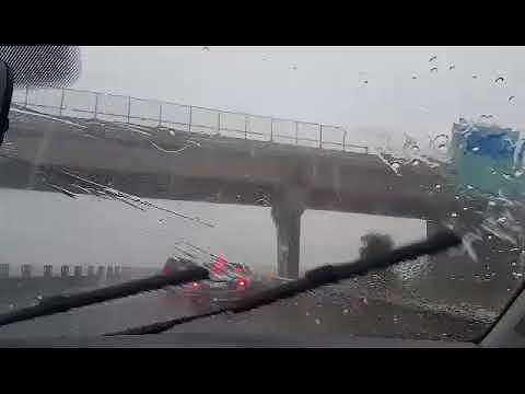 Forte grandinata su Cagliari e hinterland: il VIDEO in diretta sulla 131 a Sestu