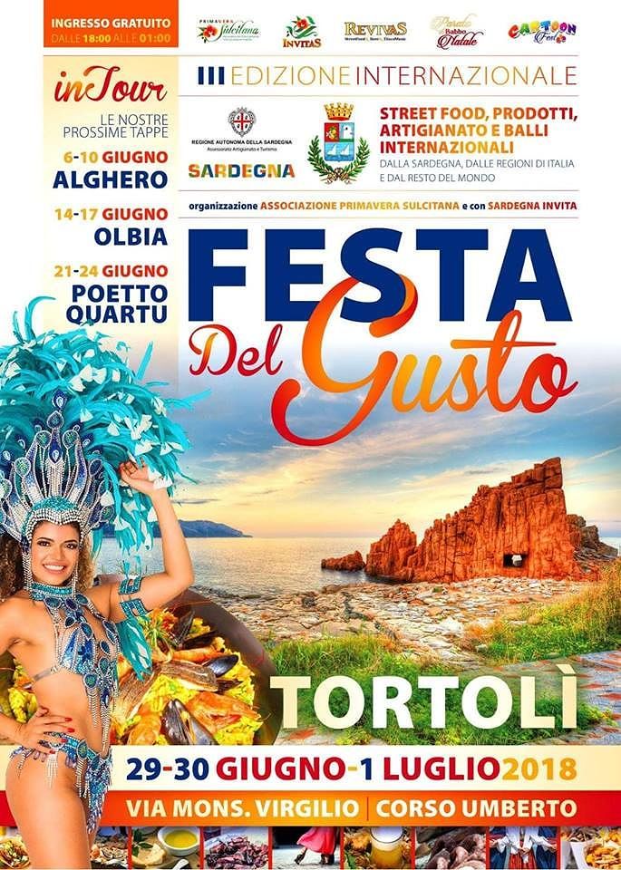 La “Festa del gusto” sbarca a Tortolì: un weekend di sapori e divertimento