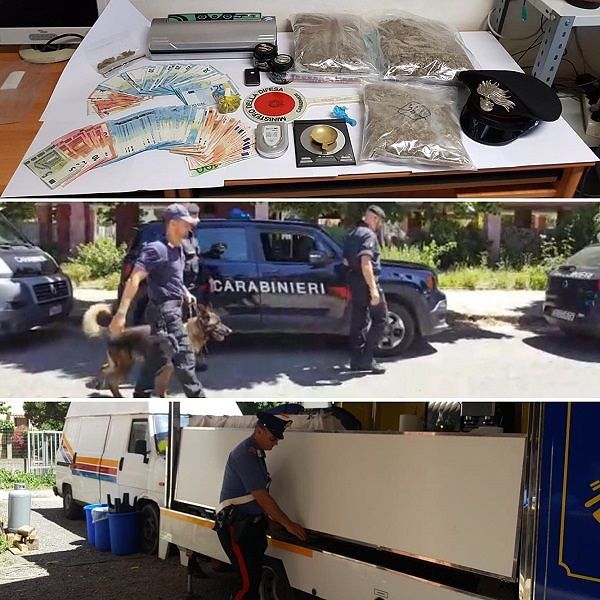 Coppia in trappola a Guspini: trovati con cocaina, marijuana e 3000 euro