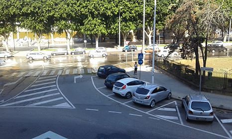 Cagliari, ko un’altra condotta: ingente perdita idrica in piazza Giovanni XXIII