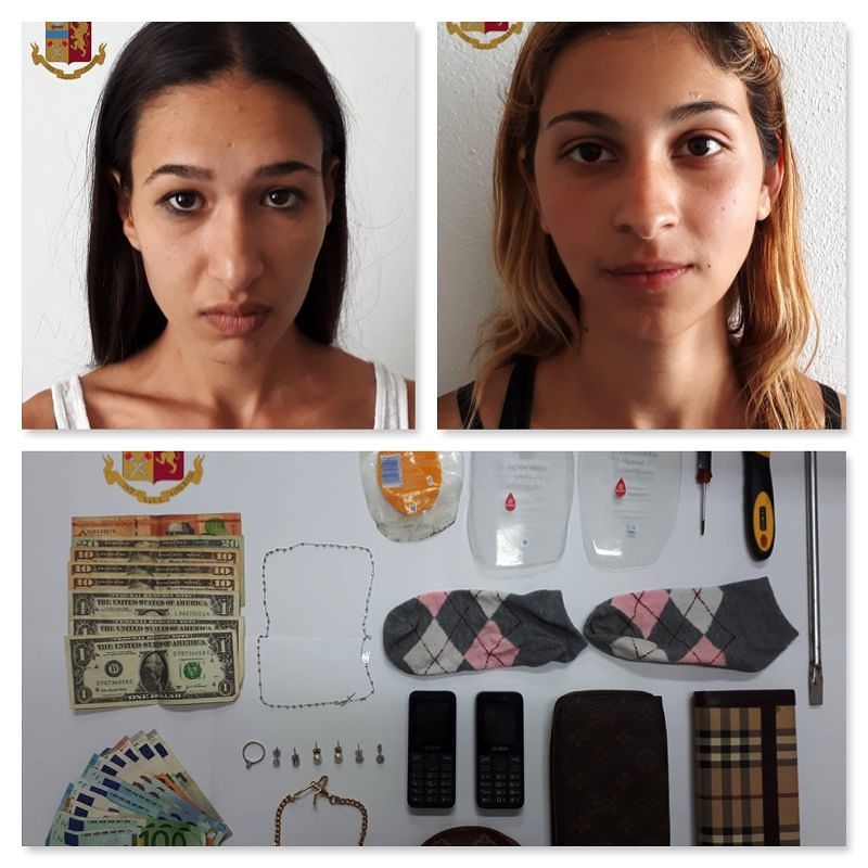 Furti in abitazione a Cagliari, arrestate al Poetto due giovani rom