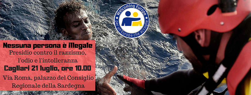 “Nessuna persona è illegale”, a Cagliari presidio a sostegno dell’accoglienza ai rifugiati