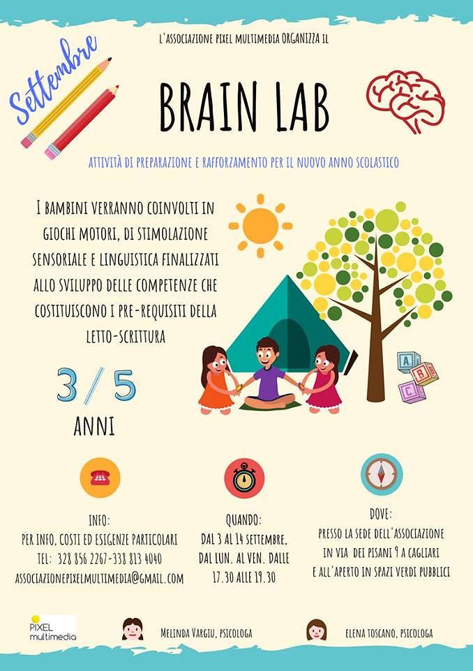 Brain Lab, a Cagliari un laboratorio per sviluppare l’apprendimento nei bambini