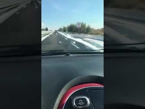 Campeda, ad agosto ecco la Carlo Felice imbiancata dalla grandine