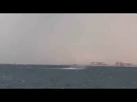 “Una mini tromba d’aria a Cagliari nel lungomare Sant’Elia”, il video in diretta di Manuela Serra