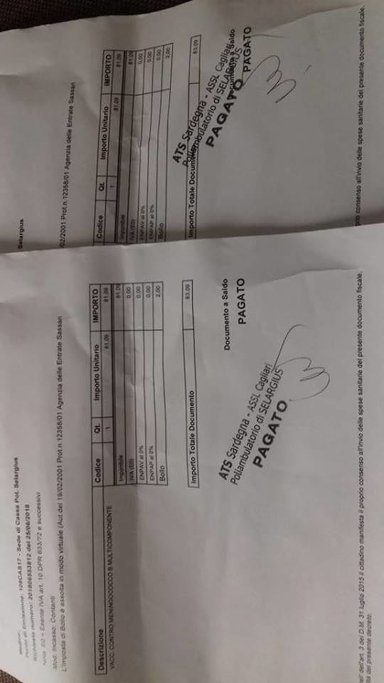 “Beffa dei vaccini della meningite al poliambulatorio di Selargius: sono spariti”