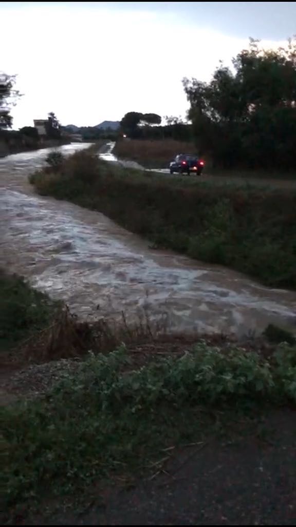 Bomba d’acqua a Vallermosa, il Rio Linus fa paura: evacuata un’abitazione