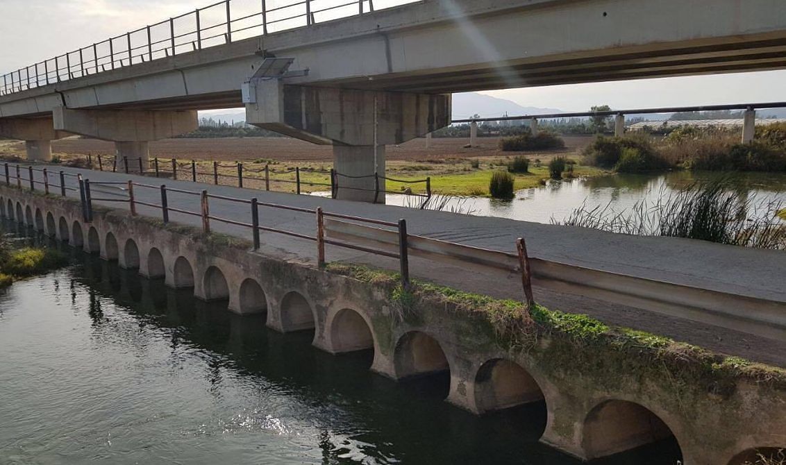 Uta, chiuso il ponte sommergibile sul rio Cixerri: troppa acqua, necessario il rilascio della diga