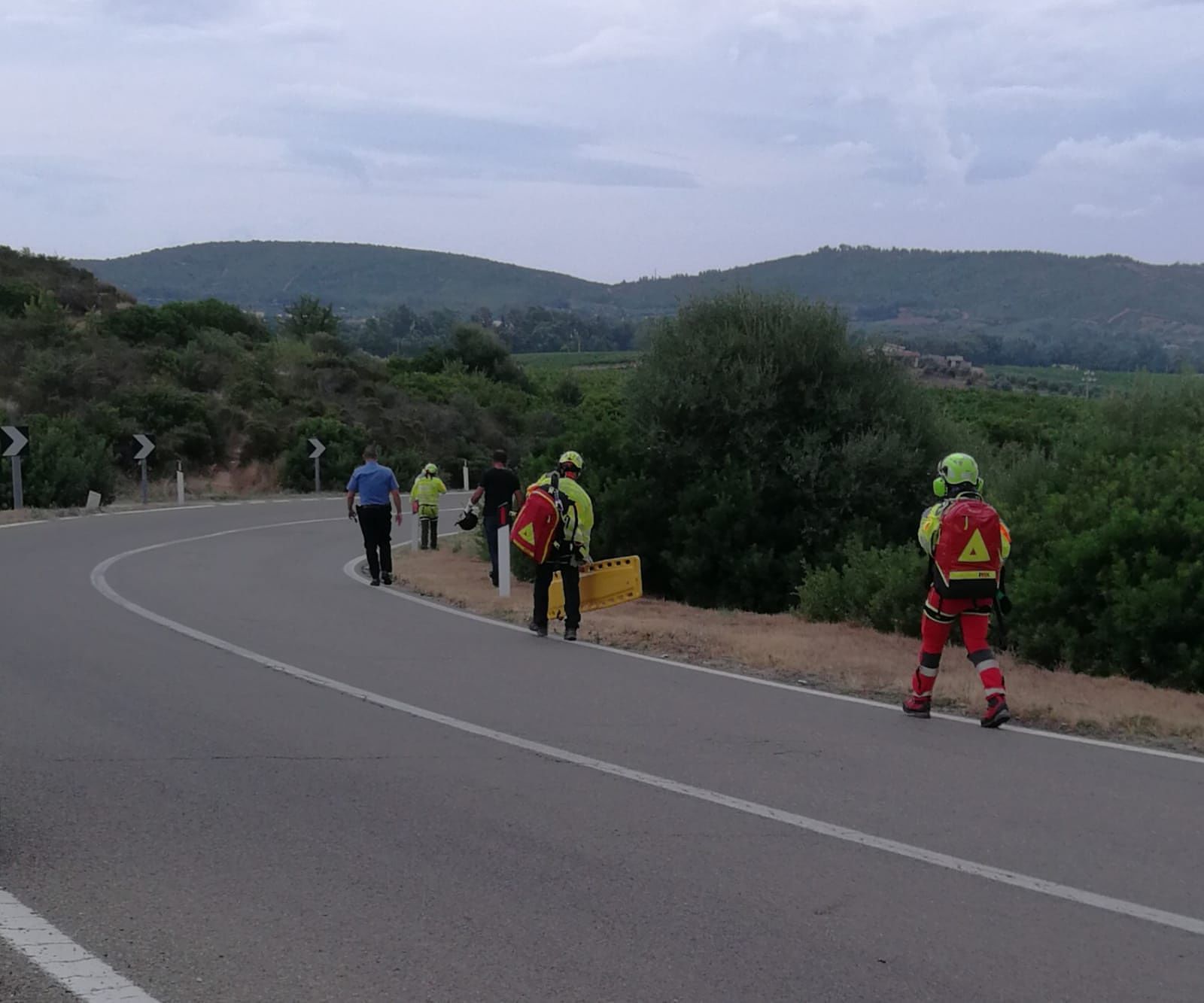 Senorbì, incidente e caos: un motociclista raggiunge a piedi l’elisoccorso, è polemica