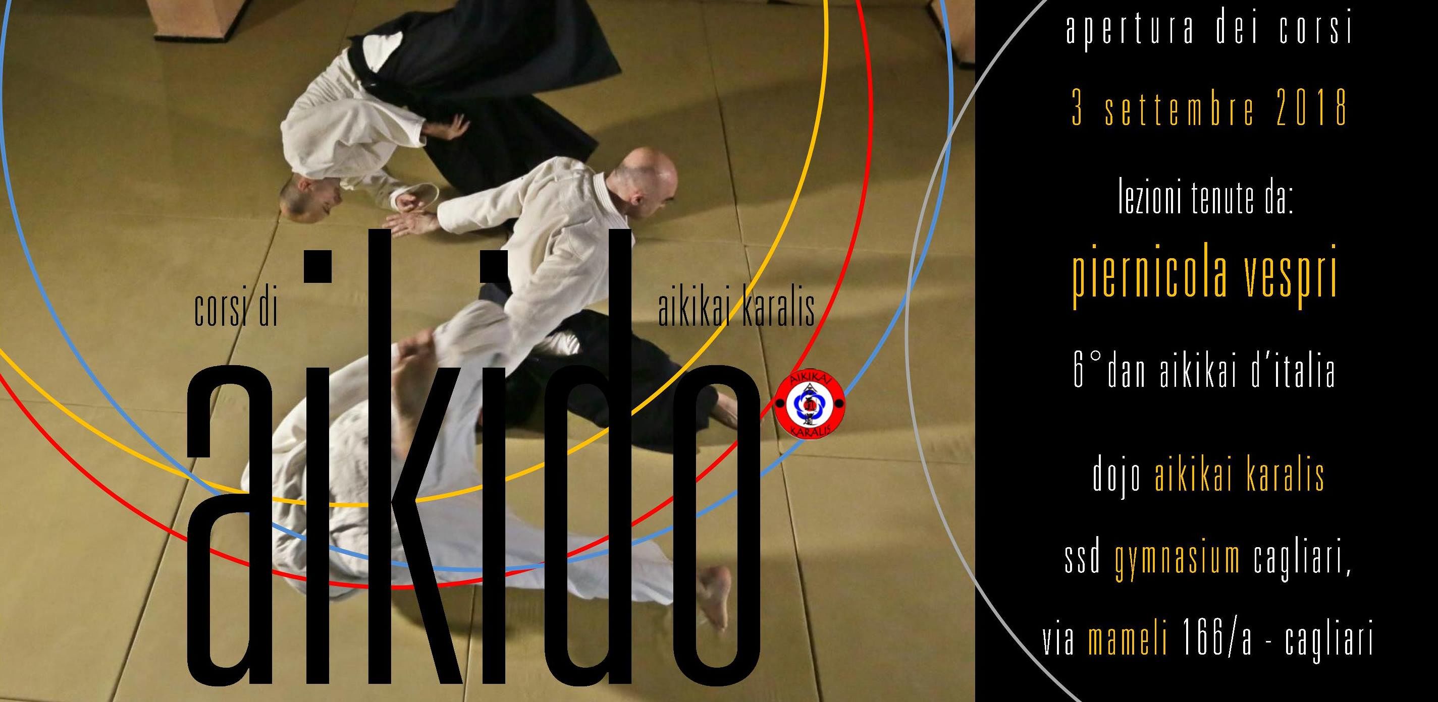 Cagliari, al via il nuovo A.A. dell”AIKIDO presso il dojo Aikikai Karalis