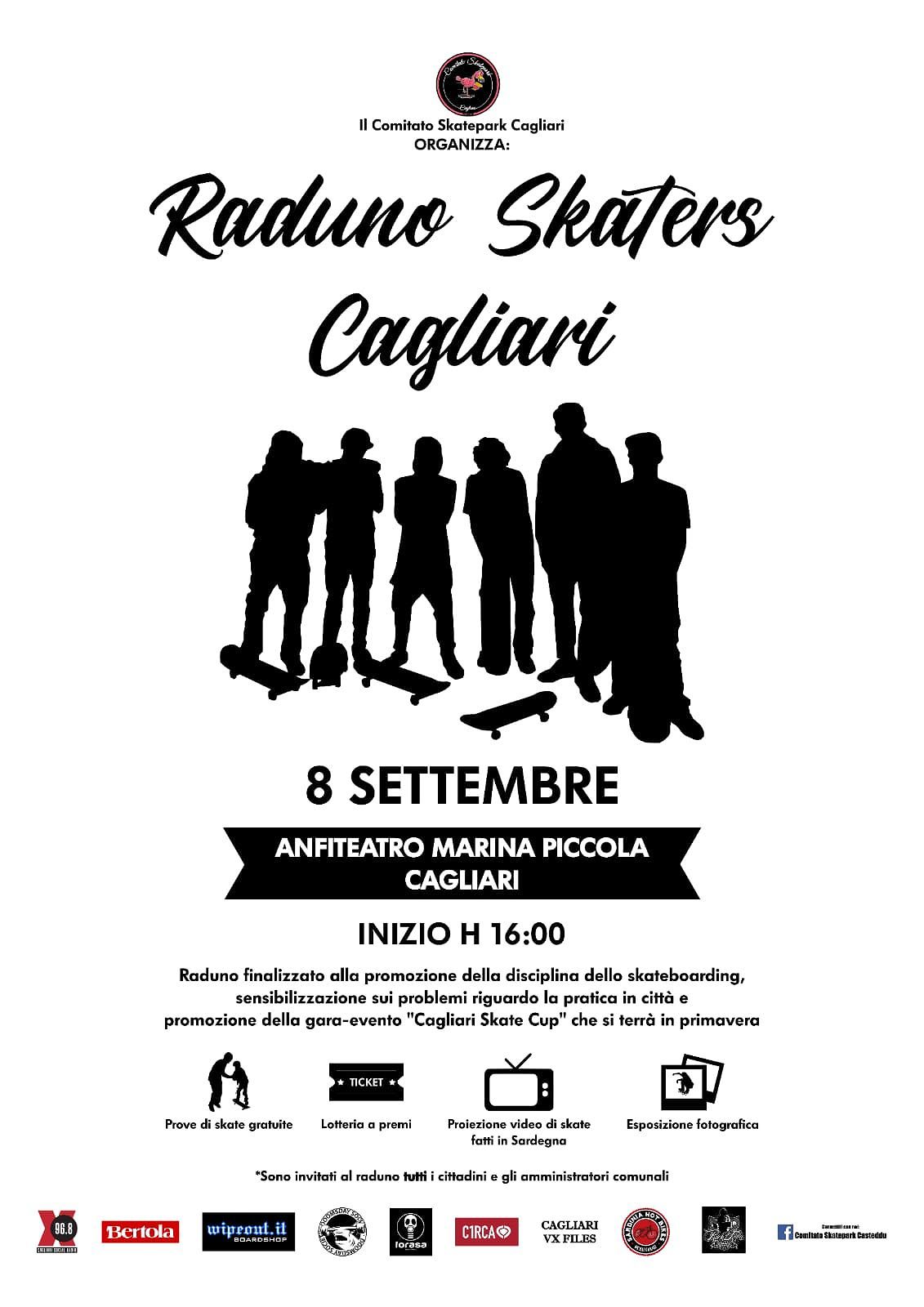 Cagliari, il comitato Skate Park Casteddu festeggia il suo anniversario